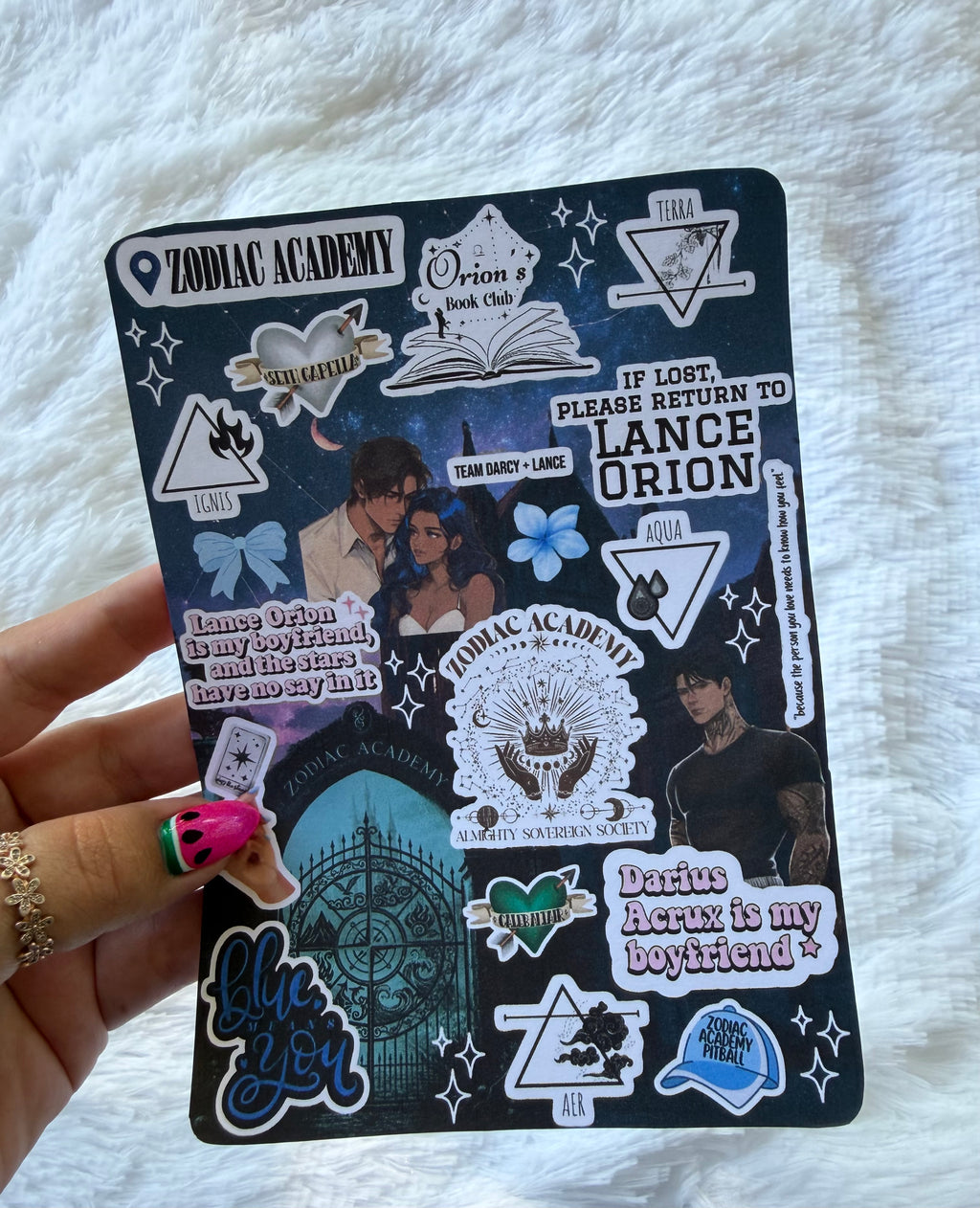 Zodiac Academy Series Inspired Insert