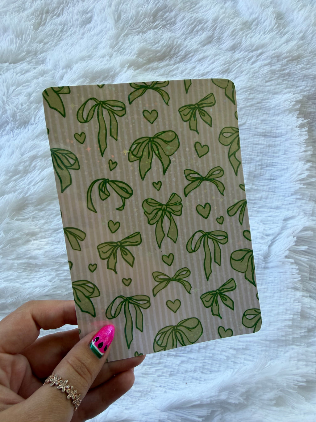 Green Bows Insert