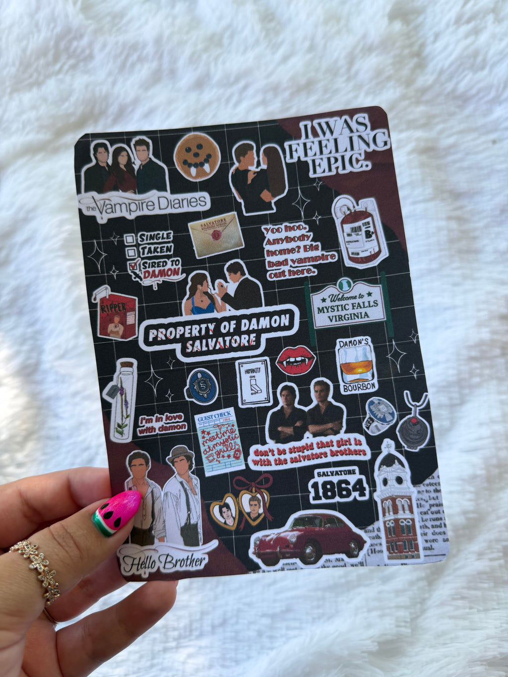 Vampire Diaries Inspired Insert