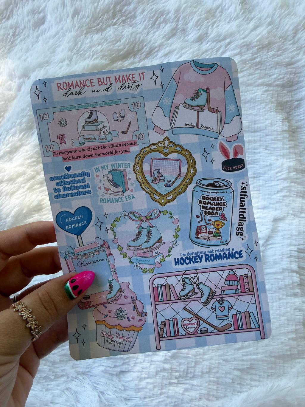 Hockey Romance Inspired Insert
