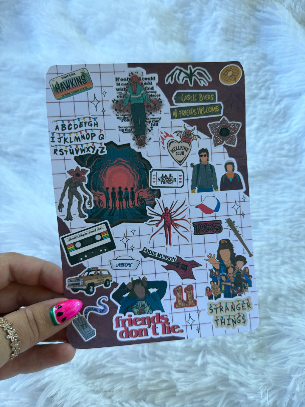 Stranger Things Inspired Insert