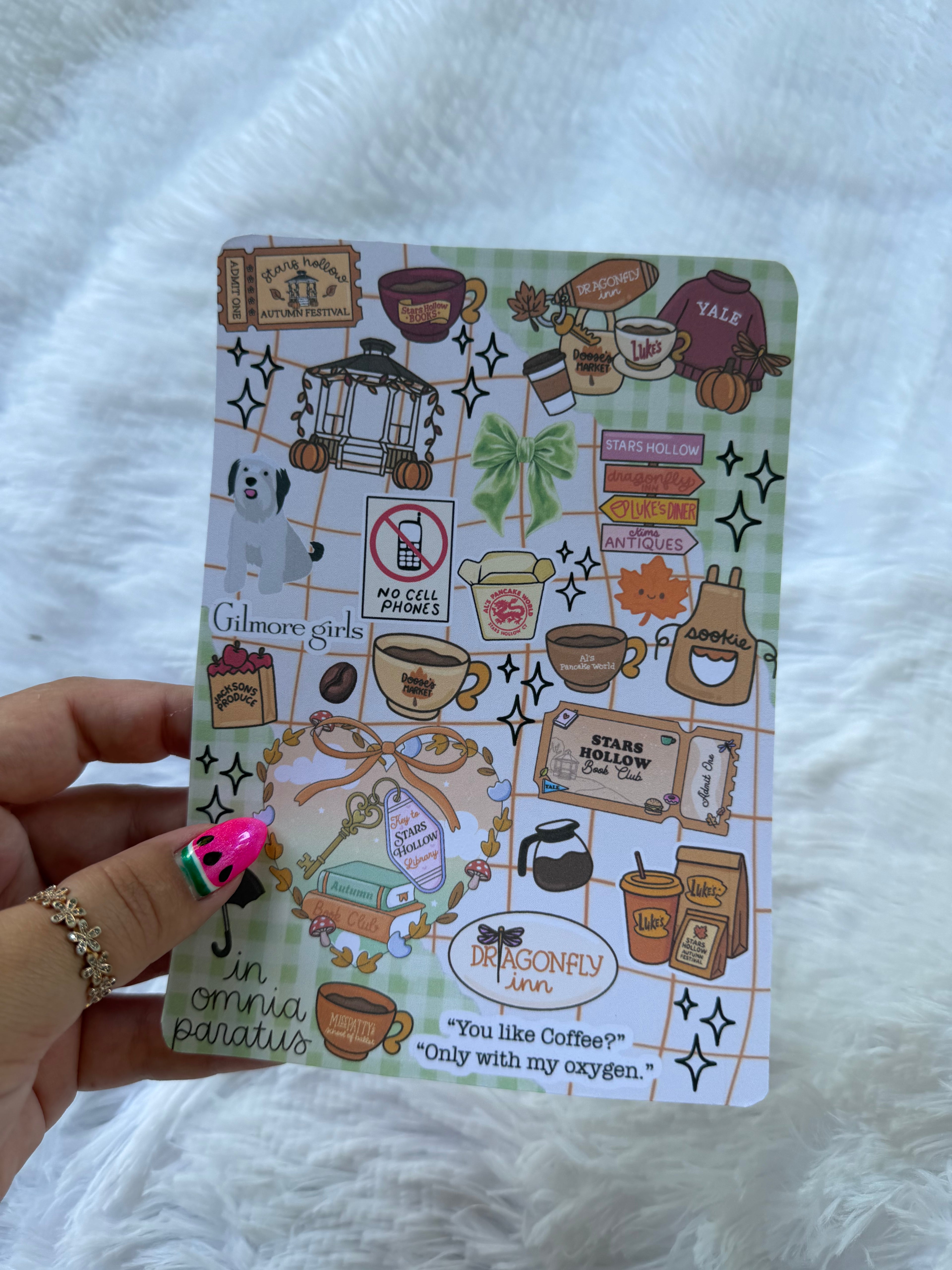 Fall Gilmore Girls Inspired Insert